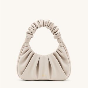JW PEI GABBI RUCHED HOBO HANDBAG (IVORY)